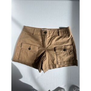 Trina‎ Turk Khaki Cargo Shorts Women's Summer Casual Pockets Size 4